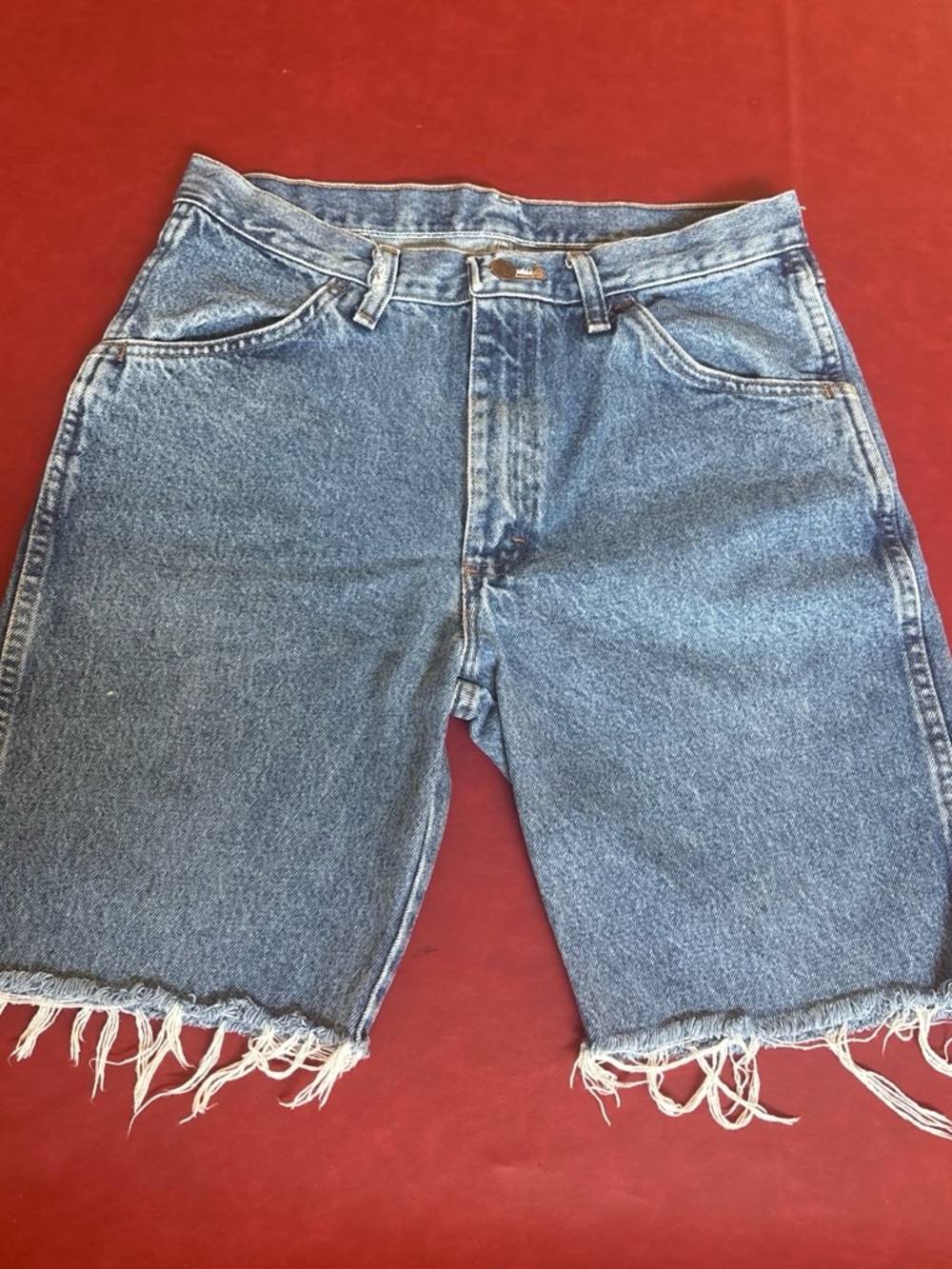 Rustler Blue Denim Cutoff Women's Shorts